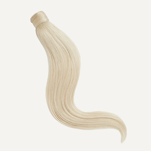 Extensii Coada Amme - Nuanta Blond Platinat, Par Drept