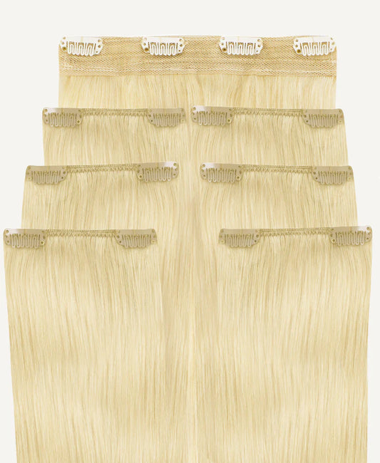 Extensii Clip-On, Nuanta Blond Platinat